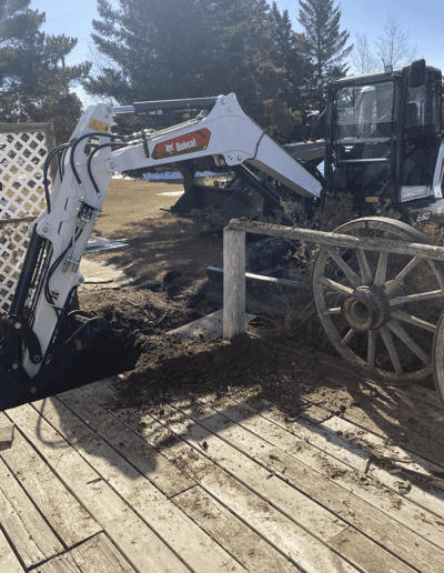 Start Septic Install